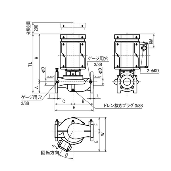 HITACHI-IES日立電動泵JDP 32X32A-E50.75