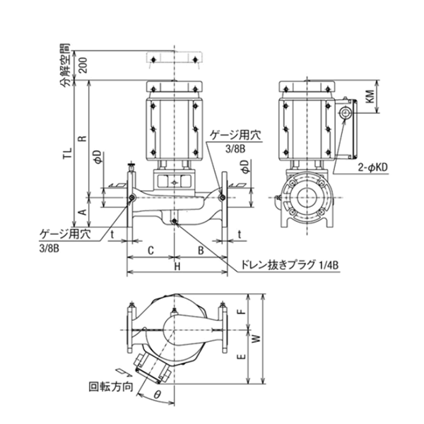 HITACHI-IES日立電動泵JDP 32X32A-E50.75