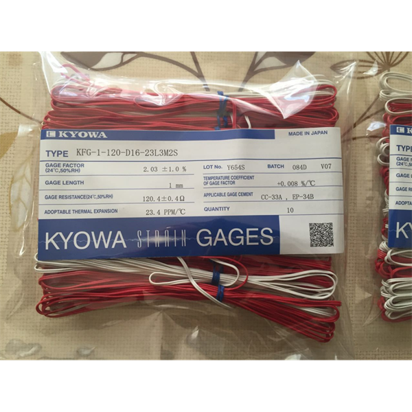 日本KYOWA共和配件耗材應(yīng)變片KFGS-30-120-C1-16 L30C2R