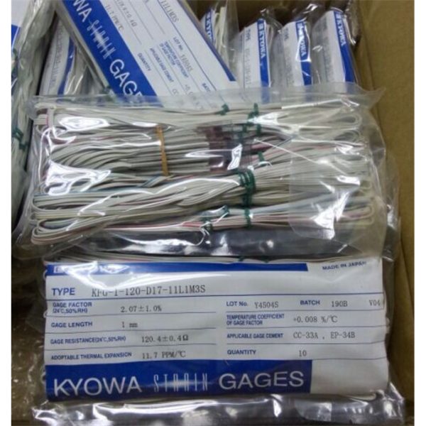 日本KYOWA共和配件耗材應(yīng)變片KFGS-30-120-C1-16 L30C2R