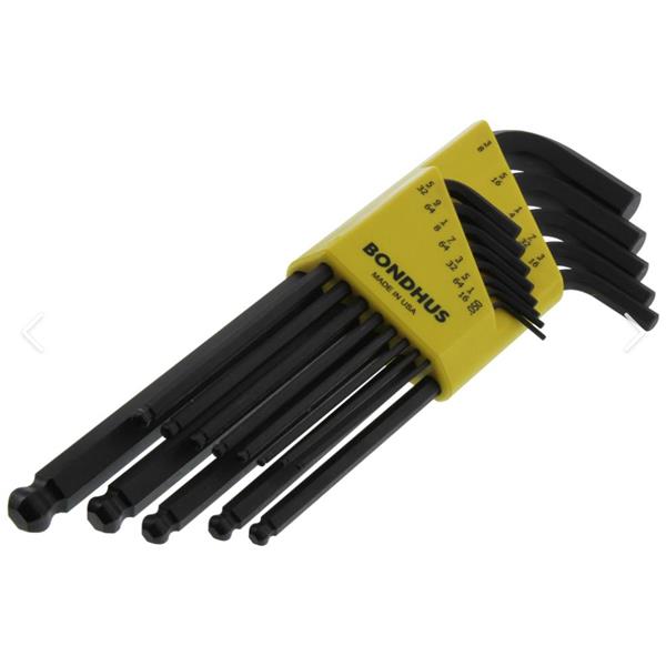 美國Bondhus波頭球端L型扳手BLX7MG