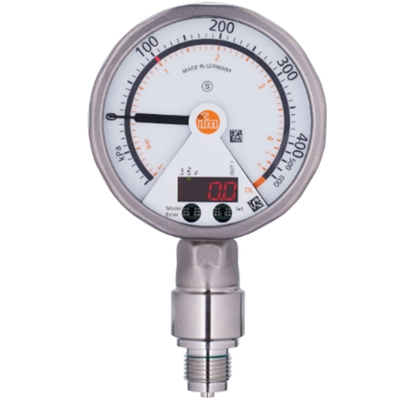 德國IFM易福門帶模擬顯示屏的齊平式壓力傳感器PG2430 PG-400-REB12-MFRKG/US/ /P