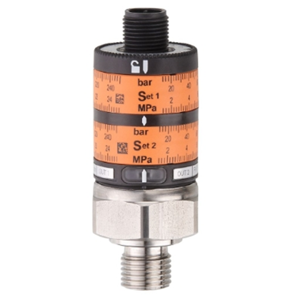 德國IFM易福門帶直觀開關(guān)點(diǎn)設(shè)定的壓力傳感器PK5723 PK-025-SFR14-PSPKG/US/ /W