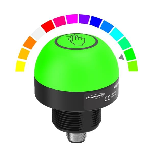 BANNER邦納美國 K50 Pro 觸摸按鈕系列拾取指示燈K50PTKAQP