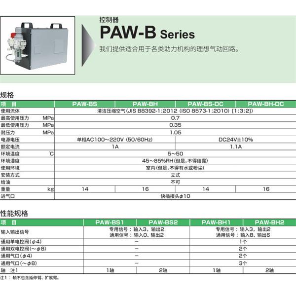 CKD喜開理機(jī)械助力臂PAW-BS2-DC-L